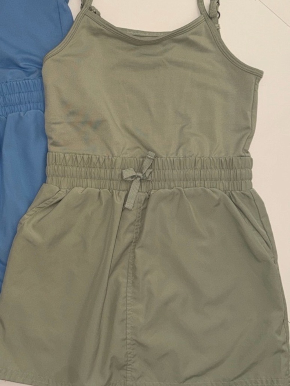 abercrombie kids olive green dress